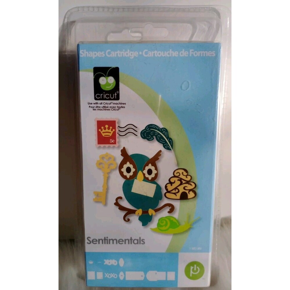 Cricut Provo Craft Sentimentals Shapes Cartridge Set Brand New